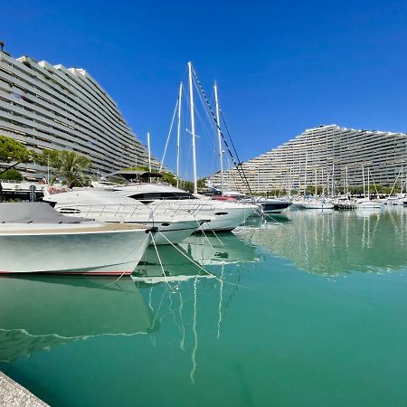 #41 Marina Riviera Bay - Marine Baie Des Anges - Studio Vue Mer Et Port Villeneuve-Loubet Exteriér fotografie